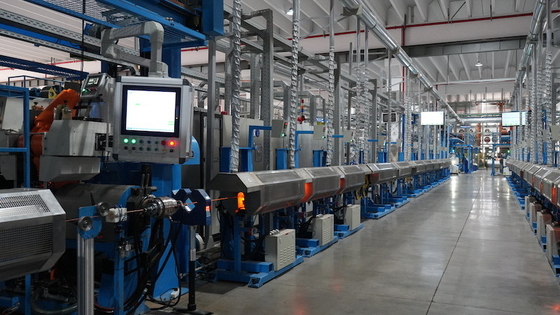 Buy Silicone Wire Insulation/Sheath Extrusion Line 80m/min online manufacture