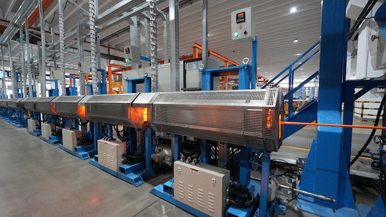 Buy 9-28mm Finished outer diameter Wire Extrusion Line Sheath Extrusion Line 80m/Min online manufacture