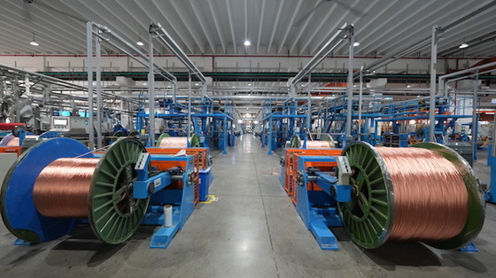 Buy 0.35-10mm2 Conductor Specification Wire Extrusion Line Max 100m/Min Line Speed online manufacture