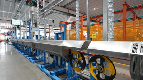 Buy 5-15mm Inlet Specification Silicone Wire Extrusion Line 80m/Min 280kg/H online manufacture