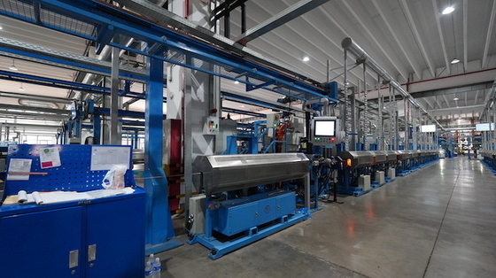 Buy 6mm-24mm Finished Outer Diameter Wire Extrusion Machine 80m/Min online manufacture