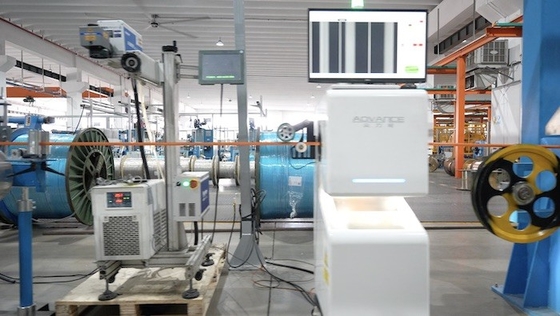 Buy 16-120mm2 Silicone Wire Insulation Wire Extrusion Machine 80m/Min online manufacture