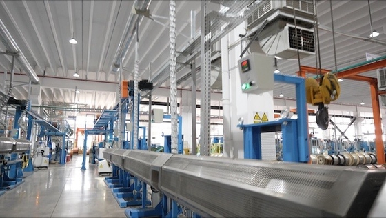 Buy 100m/Min Silicone Rubber Wire Extrusion Line 0.6-6mm 0.35-10mm2 Conductor Specification online manufacture