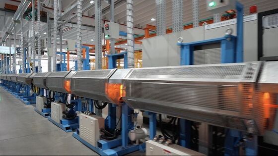 주문 시리콘 와이어 추출 라인 80m/min 속도 400kg/h 실리콘 고무 단열 용량 online manufacture