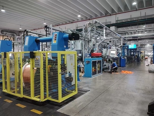 Buy 1.5mm-20mm Applicable Conductor Core Wire Diameter Cable Extrusion Line online manufacture