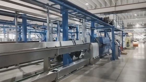 Buy New Energy Tandem Extruder PVC TPE TPU XLPO Wire Extrusion Machine online manufacture