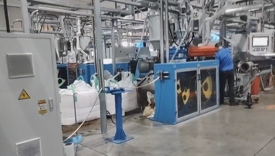 Buy PVC TPE TPU XLPO Wire And Cable Extrusion Line 110m/Min online manufacture